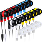 Kanayu 100 Pack Wired Earbuds Bulk for Classroom, No Mic 3.5mm, Yellow