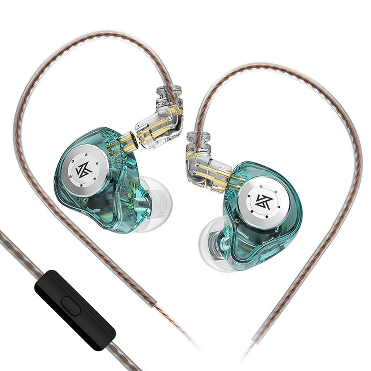 KZ EDX Pro in Ear Monitor Headphones KZ IEM Earphones Dual DD HiFi Stereo Sound Stage Earphones Wired Noise Cancelling Gaming Earbuds for Musicians Singer Audiophiles