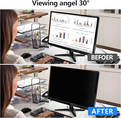 Computer Privacy Screen Protector 21.5 Inch with Hp Dell Acer Asus Samsung LG and More, Removable Security Shield Filter for 16:9 Aspect Ratio Monitor Like ViewSonic Sceptre AOC Koorui BenQ (21.5" Diagonal 16:9 1 Pack)