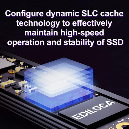 Ediloca 500GB M2 NVME SSD with Heatsink - PCIe Gen4.0 NVMe M.2 2280 3D NAND TLC, 4800MB/s Read, Internal Solid State Drive for PS5/PC, Dynamic SLC Cache, PS5 Storage Expansion, 5-Year Warranty(EN760)