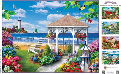 Masterpieces 300 Piece EZ Grip Jigsaw Puzzle - Oceanside View - 18"x24"