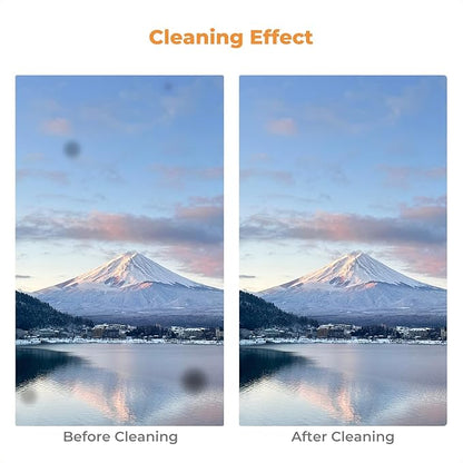 K&F Concept Professional Full Frame Sensor Cleaning Kit, Digital Camera Lens Cleaner Kit - 20ml Sensor Cleaner & 10 X 24mm Double-Tipped Full Frame Sensor Cleaning Swabs
