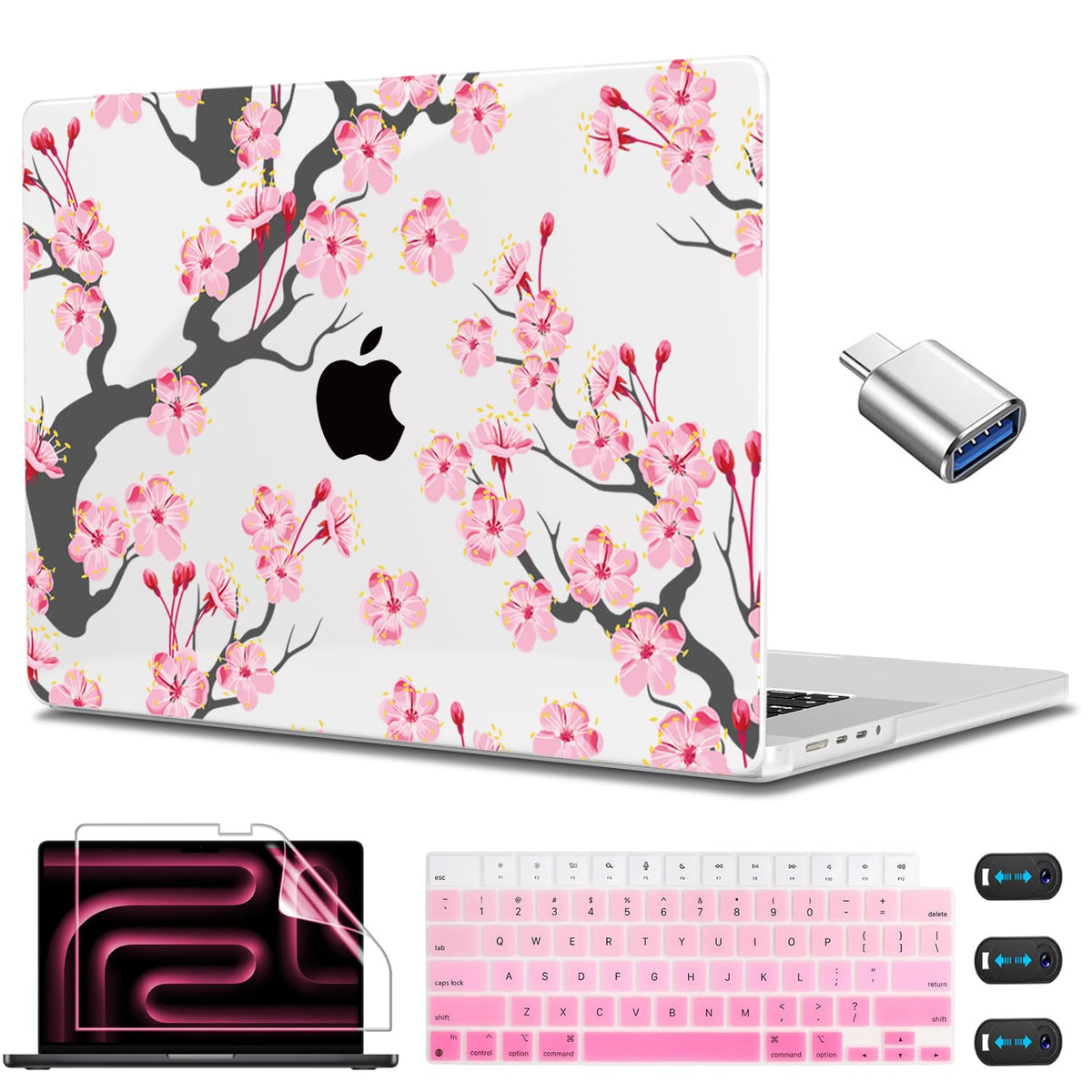 CISSOOK Compatible with MacBook Pro 14 inch Case M5 M4 M3 M2 M1 2026-2021