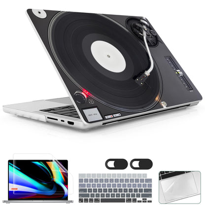 Lepeoac Case for 2026-2021 MacBook Pro 16-inch M5/M4/M3/M2/M1, DJ Turntable