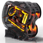 MegaPC Upgraded Open-Frame Mid-Tower Micro-ATX/Mini-ITX Gaming PC Case, Tempered Glass Side Panel, Pre-Installed ARGB PWM Fan, with USB3.0, Type-C, 240mm Radiator Support (Black)