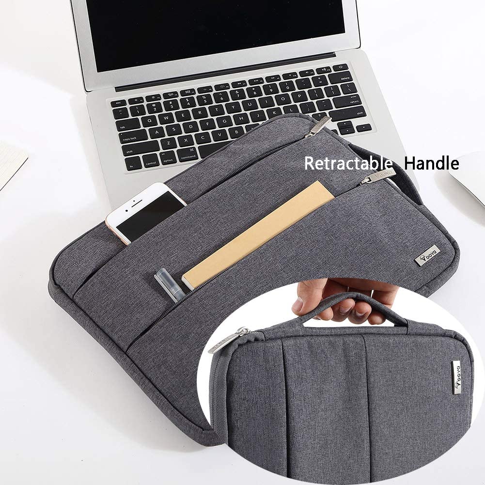 Voova 15-14 Inch Laptop Sleeve,MacBook Case，Laptop Case, Gray