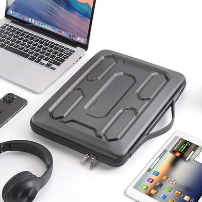 DOMISO 13.3 inch Laptop Sleeve with Handle Shockproof Computer Bag Waterproof EVA Protective Carrying Case for 13-13.3 inch Notebooks/13 MacBook Air/MacBook Pro Retina/Dell XPS 13/HP, Dark Grey