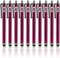 TCD 10 Pack Stylus Pen for Touch Screen, Universal Capacitive Digital Stylus Pen for iPad, iPhone, Tablet, Laptop – Premium Thick Styluses for All Touchscreen Devices with Rubber Tip, Hot Pink
