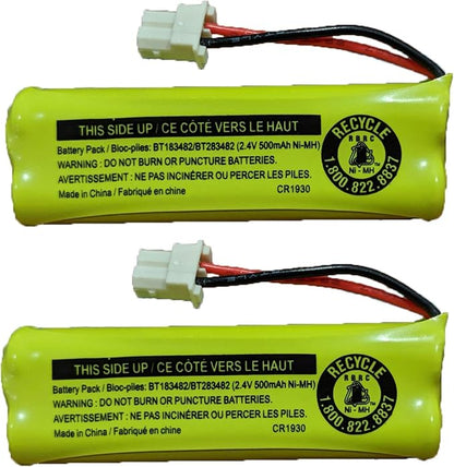 JustGreatDealz Battery BT183482 BT283482 for Vtech Cordless Telephones CS6114 CS6409 CS6419 DS6401 DS6421 DS6422 DS6423 DS6424 DS6425 DS6426 DS6472 LS6405 LS6425 LS6426 LS6475 LS6476 (2-Pack)