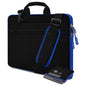 Hseok Laptop Case 15.6 inch Shoulder Bag with Strap,Black