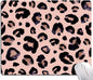 Mouse Pad, Premium-Textured Mouse Mat, Non-Slip Rubber Base Mousepad for Laptop, Computer & PC,9.5×7.9 in,Leopard