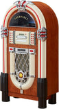 Arkrocket Full Size Jukebox Vinyl Record Player Bluetooth USB SD CD Player Radio Retro Turntable Classic Jukebox (Taurus - Classic)