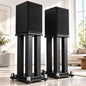 27.5" Bookshelf Speaker Stands Pair, 110 lb Capacity, for Studio Monitors