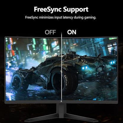 Z-Edge 27 inch Curved Gaming Monitor, FHD 1080P 300Hz 280Hz 240Hz Curved Monitor 1500R Computer Monitor, MPRT 1ms Monitor, 16.7M Colors, UG27S 2X DP 1.4 Ports and 2X HDMI 2.0 Ports