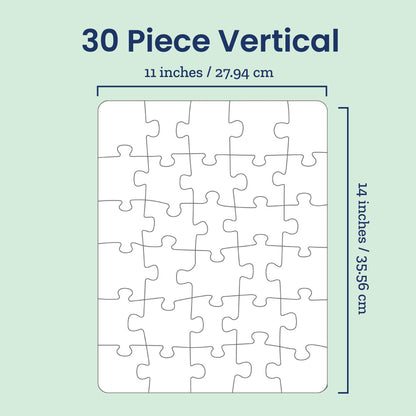 Photo Personalized Puzzle for Mother's Day | 30 Piece, Custom Jigsaw Puzzle (Vertical/Portrait) | 11" x 14" I See Me!