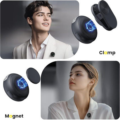 Wireless Lavalier Microphone for Type-C iPhone 15-16 iPad Andriod Series with Charging Case, AI Noise Cancellation Reverberation Lapel Mic for Video Recording YouTube Interview Live Streaming