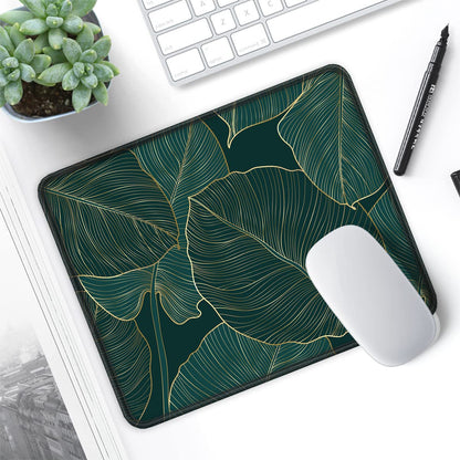 ITNRSIIET Mouse Pad with Stitched Edge Premium Textured Smooth Precise Operation Waterproof Washable Non-Slip Rubber Base Desktop Protection Mat, 10.2×8.3×0.12 inches, Palm Texture