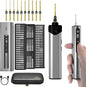 AM ARROWMAX Mini Electric Screwdriver & Drilling Adapter, 600RPM Precision Screwdriver | Mini Electric Drill 2 in 1 Tool Set, 70 Bit, 5 Torque Settings, Power Screwdriver for Phones Watch Laptops