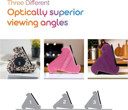 Flippy Tablet Pillow Stand - Cushion Tablet Stand & Holder, Bed Support for Lap and Desk, Compatible with Phone & Book Reading: Kindle, iPad Pro, iPhone & Samsung - in The Pink Baby