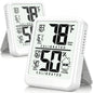 Antonki 2 Pack Room Thermometer Indoor Hygrometer with Max/Min Record