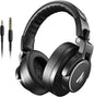 MAONO Studio Monitor Mixing DJ Headphones, 50mm Neodymium Driver Over Ear Wired Headphones with 3.5mm to 6.35mm Jack for Guitar AMP, Piano, Keyboard, Computer, Streaming, Recording, Podcast MH700