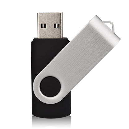 Aiibe 10 Pack 128GB Flash Drive USB Drive Thumb Drives USB 2.0 Memory Stick Jump Drives 128GB USB Flash Drive Bulk (10 Mixed Colors: Black Blue Red Green Orange White Yellow Pink Purple Silver)