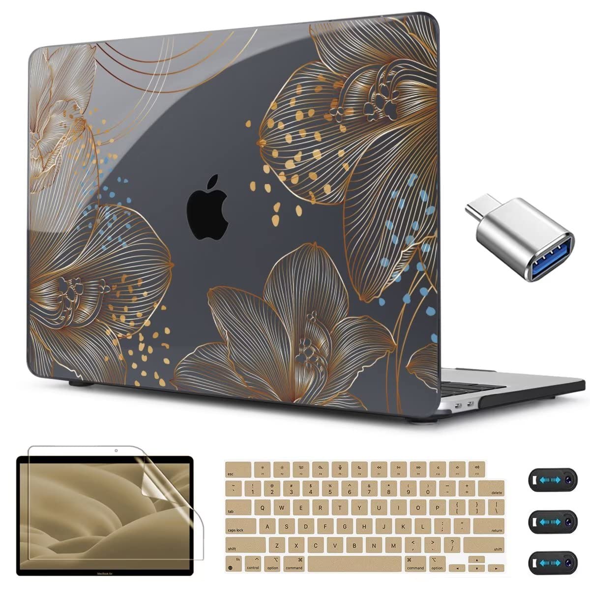 CISSOOK Compatible with MacBook Air 13.6 inch Case M2 M3 M4 M5 Ocean