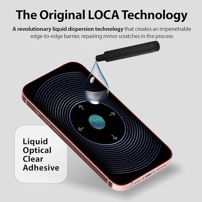 DOME GLASS Whitestone Screen Protector for iPhone 16 Pro Max with UV lamp