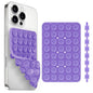 Yojaro Silicone Suction Cup Phone Case Mount Double Sided, Phone Accessories Hands-Free Strong Grip Holder for Selfies and Videos, Silicon Phone Stand for iPhone and Android Purple
