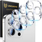 UniqueMe for iPhone 13 6.1"/13 Mini 5.4" Camera Lens Protector-Black Circle