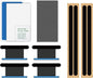 Computer Screen Privacy Magnetic Accessories Kit for Monitor Anti-Glare & Privacy Filters, Magnetic Mounting, Fit for All Desktop Monitors (Curved/Flat, Wide/Narrow, Bordered/Bezelless)