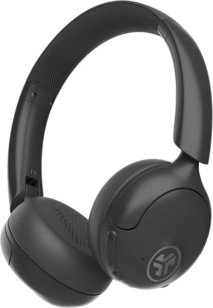 JLab Go Lux ANC Wireless Headphones, Graphite, Hybrid Active Noise Cancelling, Premium On-Ear Bluetooth Headset, Customizable Sound, Be Aware Mode, Cloud Foam Comfort, Multipoint Connection