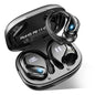 Ltinist Wireless Earbud, Bluetooth 5.3 Headphones Pure Bass Sound with Earhooks, 75H Battery Over Ear Headphones with Dual-LED Display, IP7 Waterproof Earphones Built-in Microphone for Running Sports
