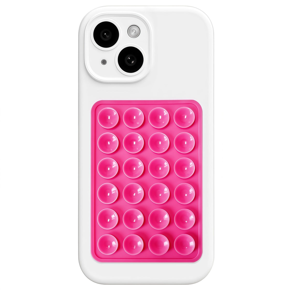 AZXYI Anteel Silicone Suction Phone Case Mount, Silicon Adhesive Suction Cup Phone Mount, Non Slip Sticky Phone Grip for Cellphone, Strong Grip Holder for Selfies and Videos (Baby Blue)