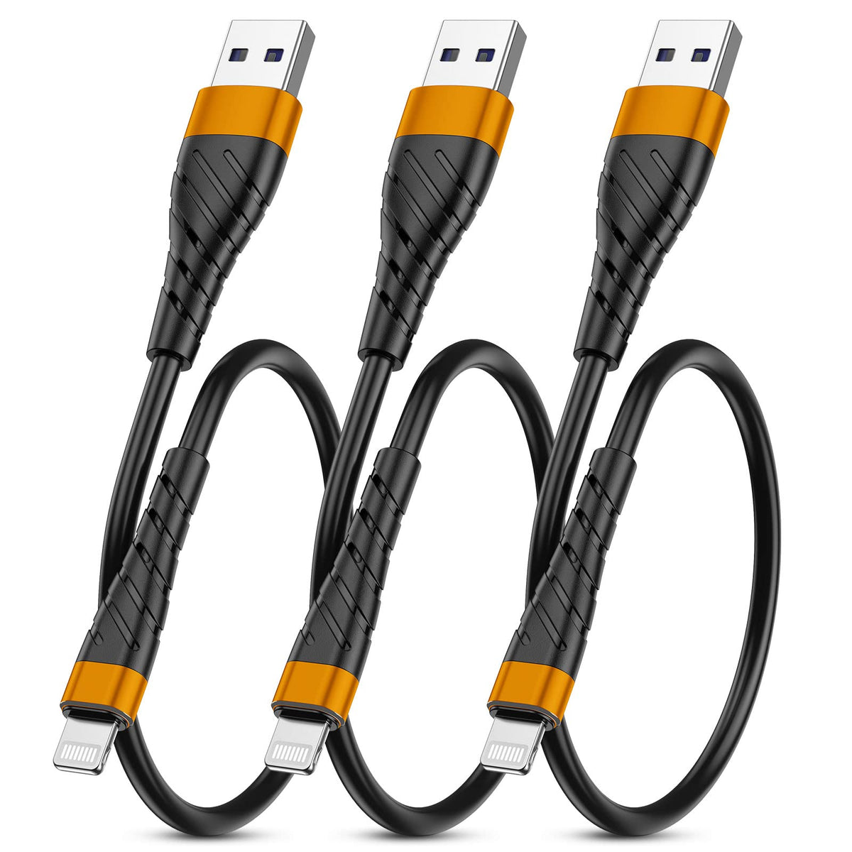 OIITH USB C Cable, USB A to USB C 3A Fast Charging (3FT 3Pack) Phone USB Type-C Charge Cable Android Charge Cord USB C Charger Cable for iPhone 15 Plus/Pro/Pro Max/Samsung/Pad/Laptop/LG/-Red