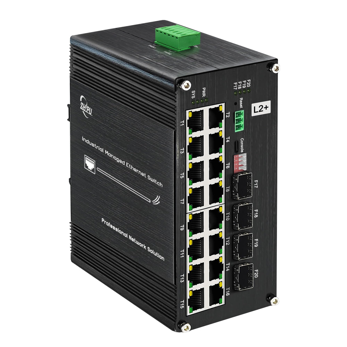 L2+ Managed 24 Port PoE Ethernet Switch with 4 SFP Slot