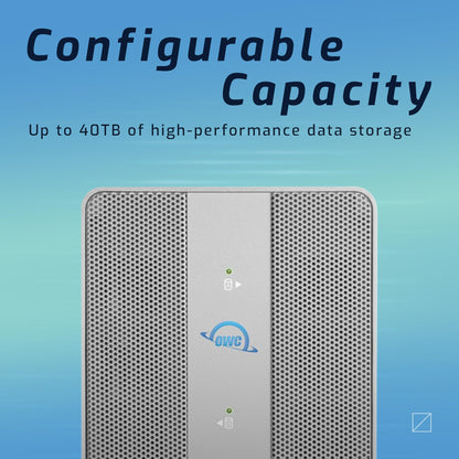 OWC Mercury Elite Pro Dual with 3-Port Hub 16TB RAID USB 10Gb/s Storage