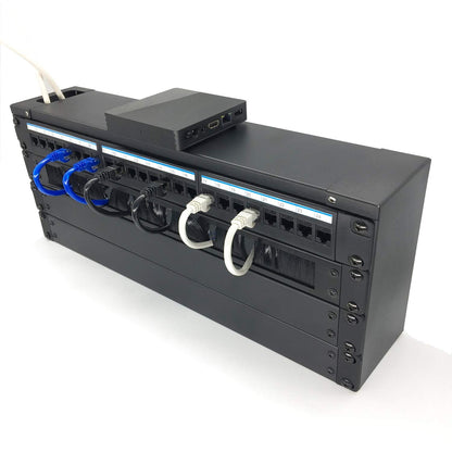 Jingchengmei 1U Disassembled Rack Mount Cable Management Panel with Brush