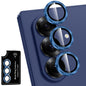 Avocase for Samsung Galaxy Z Fold 7 Camera Lens Protector, Individual Metal Ring Tempered Glass Lens Cover, [Strong Adsorption] Scratch Resistant Ultra-Thin HD Clear Lens Cover, 1 Set-Blue Shadow