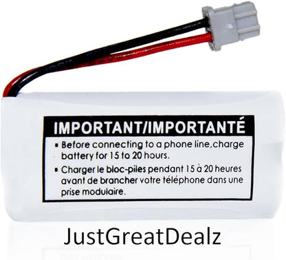 JustGreatDealz Battery BT-1021 BT1021 BBTG0798001 for Uniden Cordless Handset Telephones