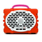Turtlebox Original Gen 3 Outdoor Bluetooth Speaker, White/Royal Blue