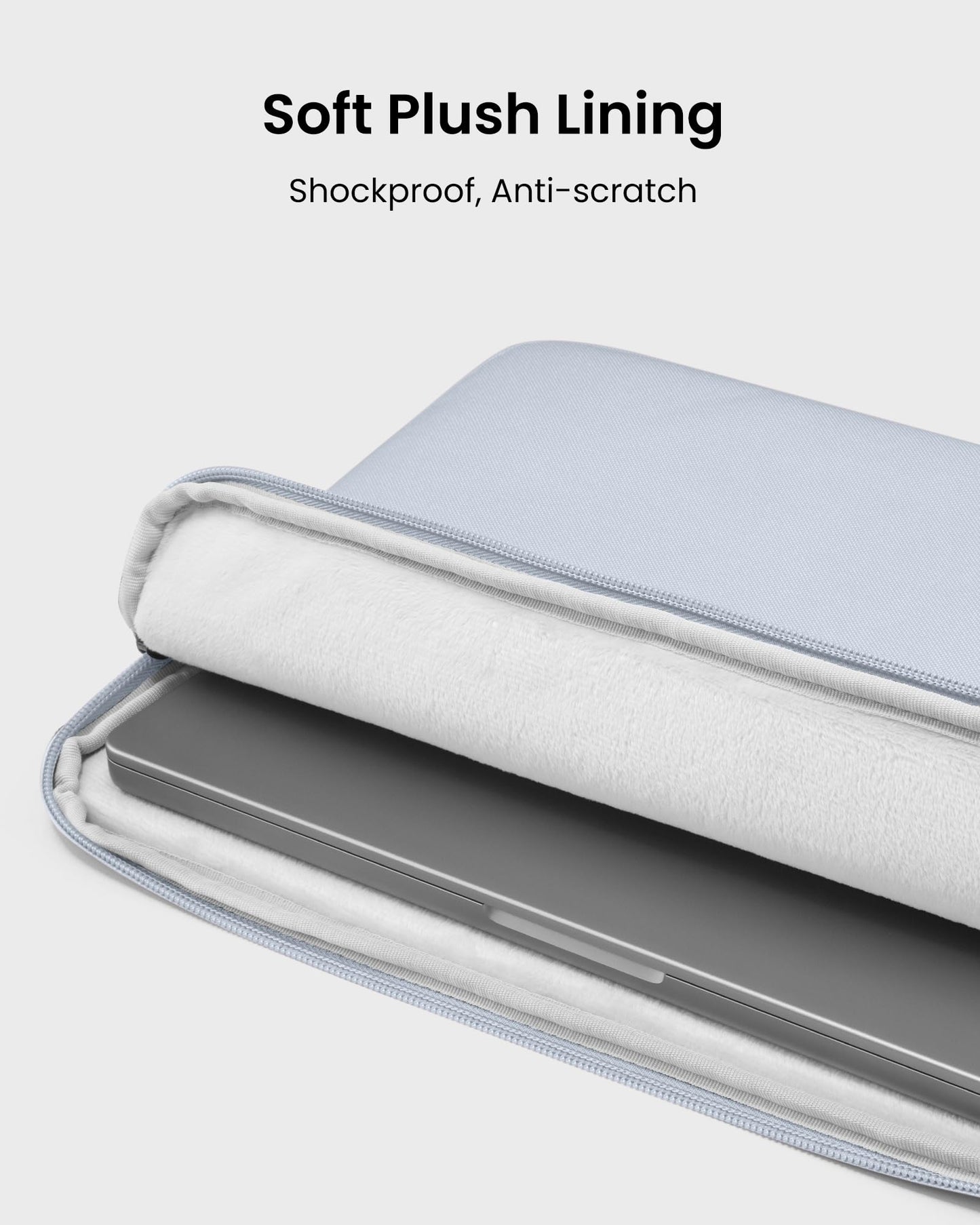 tomtoc Slim Laptop Sleeve for 14-inch MacBook Pro M5/M4/M3/M2/M1 Pro/Max 2026-2021, Water-Resistant Protective Case for 13.8 Inch Surface Laptop AI PC, Accessory Bag