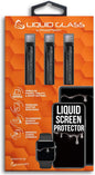 Liquid Glass Screen Protector for Up to 12 Devices Universal Fit for All Smartphones Tablets and Watches Scratch and Shatter Resistant Wipe On Nano Protection - 3 Bottles