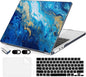 Compatible with MacBook Air 13.6 inch Case, M4 A3240/M3 A3113/M2 A2681 (Released 2025 to 2022), Hard Shell, Keyboard Cover, Screen Protector, Webcam Cover & Type-C Adapter, Oceans