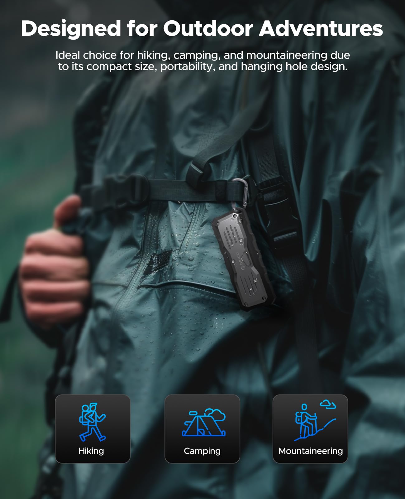 ORICO 2TB External SSD, Up to 2000MB/s, Waterproof and Dust-Proof, O20