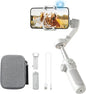 FeiyuTech VB 4 Kit - Smartphone Gimbal with 8.4''Extendable Rod,Bag, Lighting Enabled Tracking Module,Gesture Control, Gimbal Stabilizer for YouTube TikTok Live Video Record,iPhone&Android,Max 0.57lb