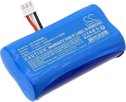 Cameron Sino (2PCS) Replacement for Ver'ifone X970 X990 Battery,fits SX18650-2S1P 2300mAh/7.4V