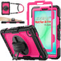 SEYMAC stock Case for Samsung Galaxy Tab A11+ Plus/A9+ Plus 11'', Full-Body Drop Protection Case with Screen Protector Pencil Holder [360° Rotating Hand Strap] &Stand, Purple+Colorful