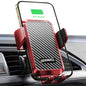 Wireless Car Charger, 15W Fast Charging Auto Clamping Car Charger Cell Phone Holder Mount Vent for iPhone 15 14 13 12 Mini Pro Max 11 XR XS X, Samsung Galaxy S23 Ultra S22 S21+ Note 20, etc