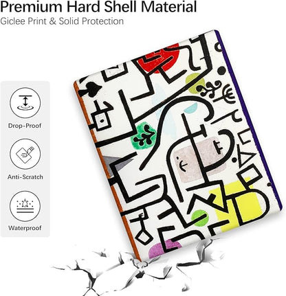 Compatible with MacBook Pro 13 inch Art Case Skin, 2022, 2021, 2020-2016 Release A1706/A1989/A2159 Abstract Hard Shell with Keyboard Cover & Screen Protector (Picture of A Journey by Paul Klee)